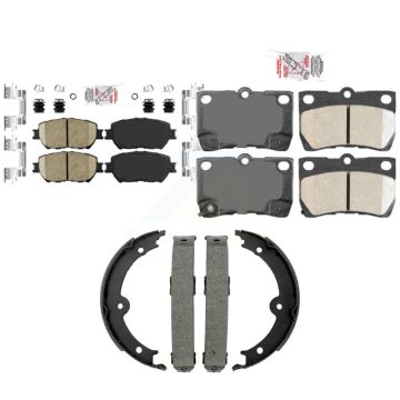 Front Rear Ceramic Disc Brake Pads Kit For Lexus IS250 GS300 KNN-101555