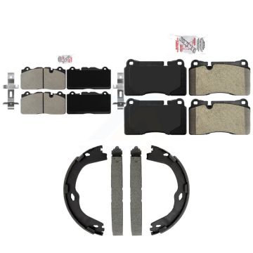 Front Rear Semi-Metallic Disc Brake Pads Kit For Chevrolet Corvette KNN-101563