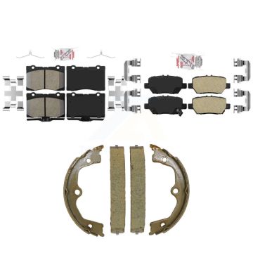 Front Rear Ceramic Disc Brake Pads Kit For 2005-2012 Acura RL KNN-101575