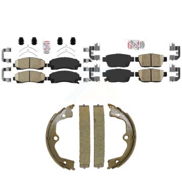 Front Rear Ceramic Disc Brake Pads Kit For 2009-2014 Acura TL KNN-101579