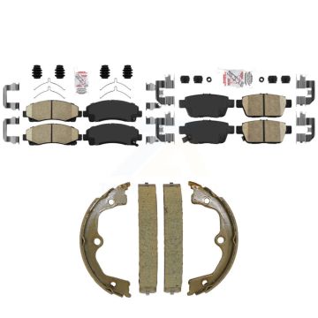 Front Rear Ceramic Disc Brake Pads Kit For 2009-2014 Acura TL KNN-101581
