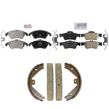 Front Rear Semi-Metallic Disc Brake Pads Kit For Mercedes-Benz E350 E400 E250 CLS400 KNN-101582