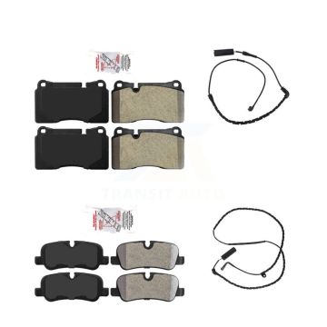Front Rear Ceramic Brake Pads Wear Sensor Kit For Land Rover Range 4.2L with Supercharged KNW-100018