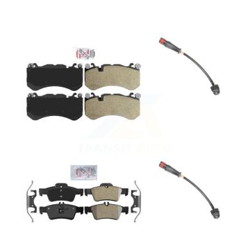 Front Rear Ceramic Brake Pads & Wear Sensor Kit For 2010-2011 Mercedes-Benz SL65 AMG 6.0L KNW-100060