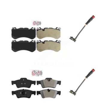 Front Rear Ceramic Disc Brake Pads And Wear Sensors Kit For Mercedes-Benz G63 AMG KNW-100066