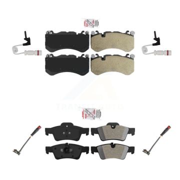 Front Rear Ceramic Disc Brake Pads And Wear Sensors Kit For Mercedes-Benz G63 AMG KNW-100303
