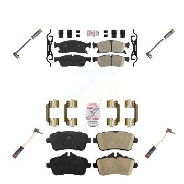 Front Rear Ceramic Disc Brake Pads & Wear Sensor Kit For Mercedes-Benz GLE400 GL350 GL450 KNW-100326