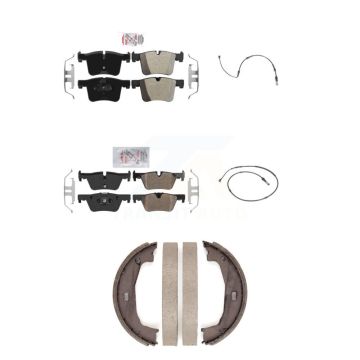 Front Rear Ceramic Disc Brake Pad And Wear Sensor Kit (5Pc) For BMW 320i xDrive 328d 2.0L KNW-100427