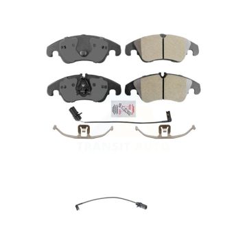 Front Ceramic Brake Pads Extra Wear Sensor Kit For Audi Q5 A4 Quattro A5 S4 S5 allroad A6 KNW-100553