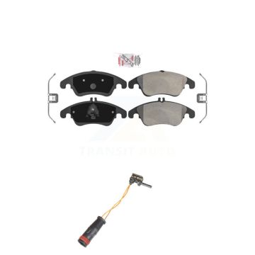Front Ceramic Brake Pad & Wear Sensor Kit For Mercedes-Benz C300 E350 C350 E550 E250 E400 KNW-100577
