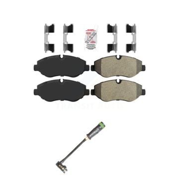 Front Ceramic Disc Brake Pad Wear Sensor Kit For Mercedes-Benz Sprinter 2500 Metris Dodge KNW-100580