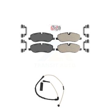 Front Ceramic Disc Brake Pads And Wear Sensors Kit For Land Rover Range KNW-100617