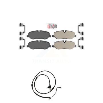 Front Ceramic Disc Brake Pads And Wear Sensors Kit For Land Rover Range Sport KNW-100621