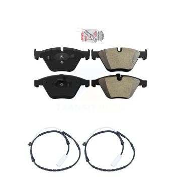 Front Ceramic Disc Brake Pads And Wear Sensors Kit For BMW 335i xDrive X1 328i KNW-100729