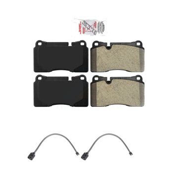 Front Ceramic Disc Brake Pads And Wear Sensors Kit For Volkswagen Touareg KNW-100795