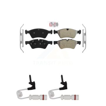 Front Ceramic Disc Brake Pad And Wear Sensor Kit For 2008 Mercedes-Benz G55 AMG 5.0L 5.5L KNW-100813