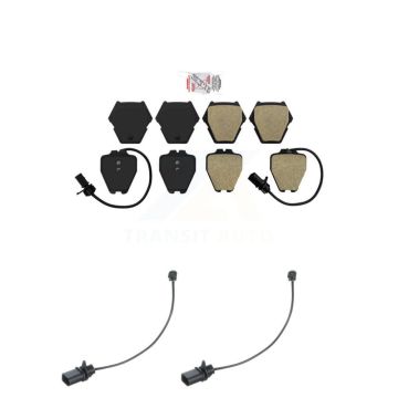Front Ceramic Disc Brake Pads And Extra Wear Sensors Kit For Volkswagen Passat KNW-100823