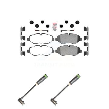 Front Ceramic Disc Brake Pad Extra Wear Sensor Kit For Mercedes-Benz Sprinter 2500 Metris KNW-100825