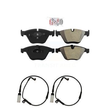 Front Ceramic Disc Brake Pad Wear Sensor Kit For BMW 530i 528i xDrive 525i 535i 550i 545i KNW-100841