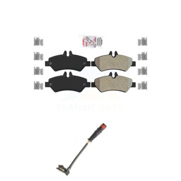 Rear Ceramic Disc Brake Pads & Wear Sensor Kit For Mercedes-Benz Sprinter 2500 3500 Dodge KNW-100901