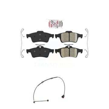 Rear Ceramic Disc Brake Pads Wear Sensor Kit For Jaguar XK XKR 4.2L with rear brakes KNW-100957