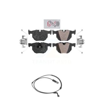 Rear Ceramic Disc Brake Pads And Wear Sensors Kit For BMW X5 X6 KNW-100965