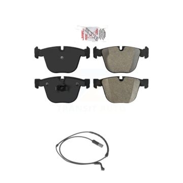 Rear Ceramic Disc Brake Pads And Wear Sensors Kit For BMW X5 X6 KNW-100966