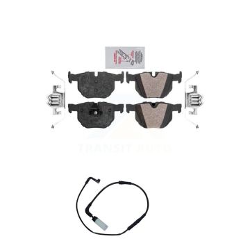 Rear Ceramic Brake Pad And Wear Sensor Kit For BMW 530i 530xi 528i xDrive 525i 535i 535xi KNW-100972