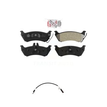 Rear Ceramic Disc Brake Pads And Wear Sensors Kit For Mercedes-Benz ML320 ML350 ML430 KNW-100975