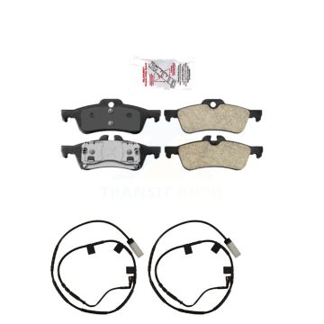 Rear Ceramic Disc Brake Pads And Wear Sensors Kit For 2006 Mini Cooper 1.6L KNW-101015