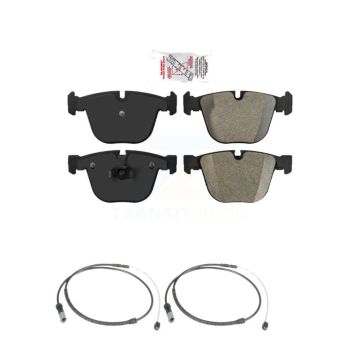 Rear Ceramic Disc Brake Pads And Wear Sensors Kit For BMW X5 X6 KNW-101035