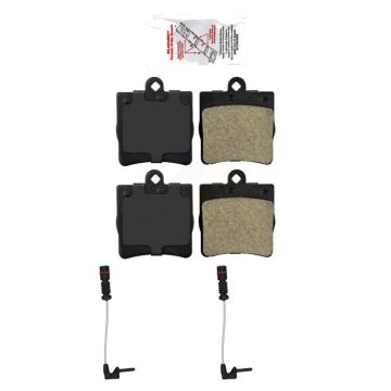 Rear Ceramic Brake Pad & Wear Sensor Kit For Chrysler Crossfire Mercedes-Benz SLK230 C230 KNW-101085