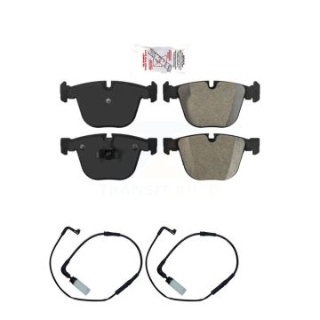 Rear Ceramic Disc Brake Pads And Wear Sensors Kit For BMW 650i 645Ci 550i M5 M6 545i 535i KNW-101098