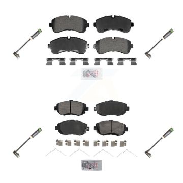 Front Rear Ceramic Brake Pad And Wear Sensor Kit For Freightliner Sprinter 2500 3500 1500 KNW-101290