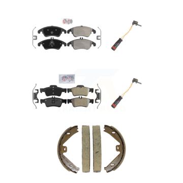 Front Rear Ceramic Brake Pad And Wear Sensor Kit (5Pc) For Mercedes-Benz E350 E250 CLS400 KNW-101445