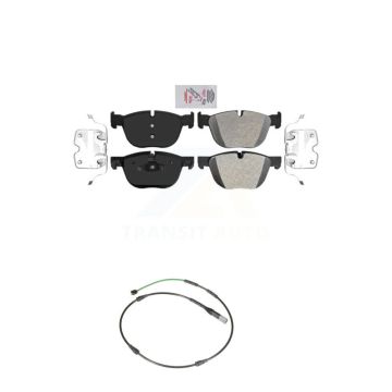 Front Ceramic Disc Brake Pads And Wear Sensors Kit For BMW X6 xDrive35i with 3.0L KNW-101464