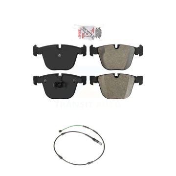 Rear Ceramic Disc Brake Pads And Wear Sensors Kit For 2015-2016 BMW X5 M with 4.4L KNW-101478