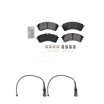 Rear Ceramic Disc Brake Pads And Wear Sensors Kit For Ford Transit-350 HD KNW-101494