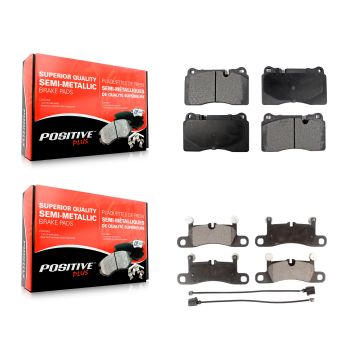Front Rear Semi-Metallic Brake Pads Kit For Volkswagen Touareg KPF-100071