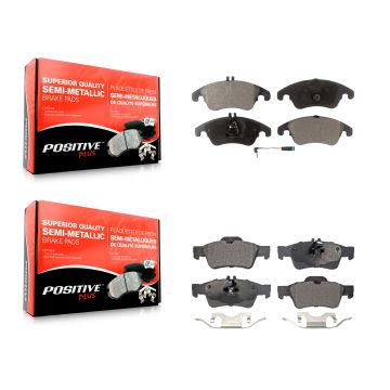 Front Rear Semi-Metallic Brake Pads Kit For Mercedes-Benz E350 E400 E250 CLS400 KPF-100134