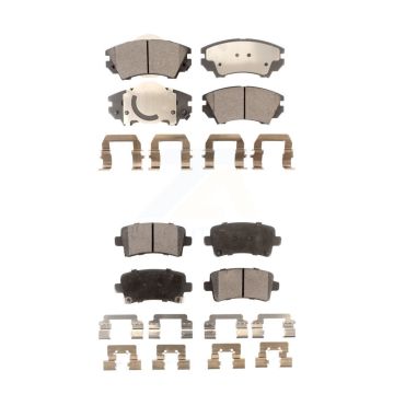 Front Rear Semi-Metallic Brake Pads Kit For Saab 9-5 KPF-100160