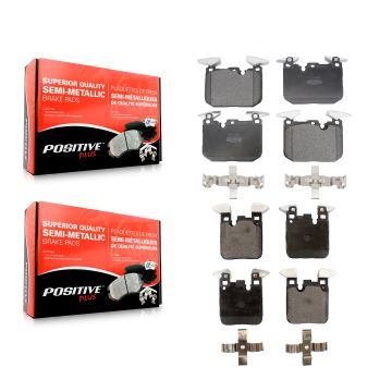 Front Rear Semi-Metallic Brake Pads Kit For BMW 435i xDrive M4 440i Gran Coupe 340i M2 M3 KPF-100236
