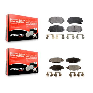 Front Rear Semi-Metallic Brake Pads Kit For Mazda CX-5 KPF-100243