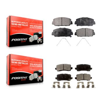 Front Rear Semi-Metallic Brake Pads Kit For Acura RLX KPF-100260