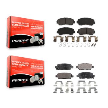 Front Rear Semi-Metallic Brake Pads Kit For Nissan Rogue Sport Qashqai KPF-100271
