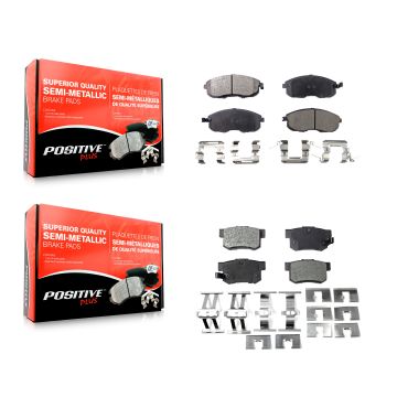 Front Rear Semi-Metallic Brake Pads Kit For Suzuki SX4 Crossover KPF-100366