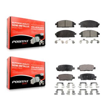 Front Rear Semi-Metallic Brake Pads Kit For Nissan X-Trail Quest KPF-100392