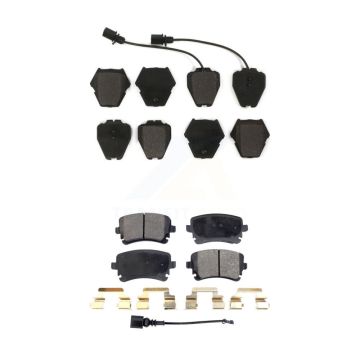 Front Rear Semi-Metallic Brake Pads Kit For Audi RS6 KPF-100417