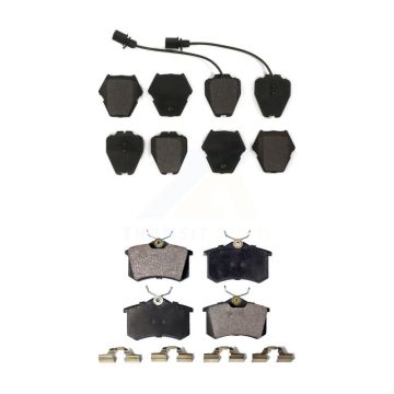 Front Rear Semi-Metallic Brake Pads Kit For Volkswagen Passat Audi Allroad Quattro A6 S4 KPF-100419