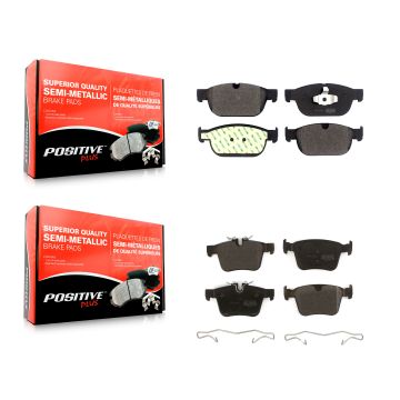 Front Rear Semi-Metallic Brake Pads Kit For Volvo XC90 C40 Recharge KPF-100506